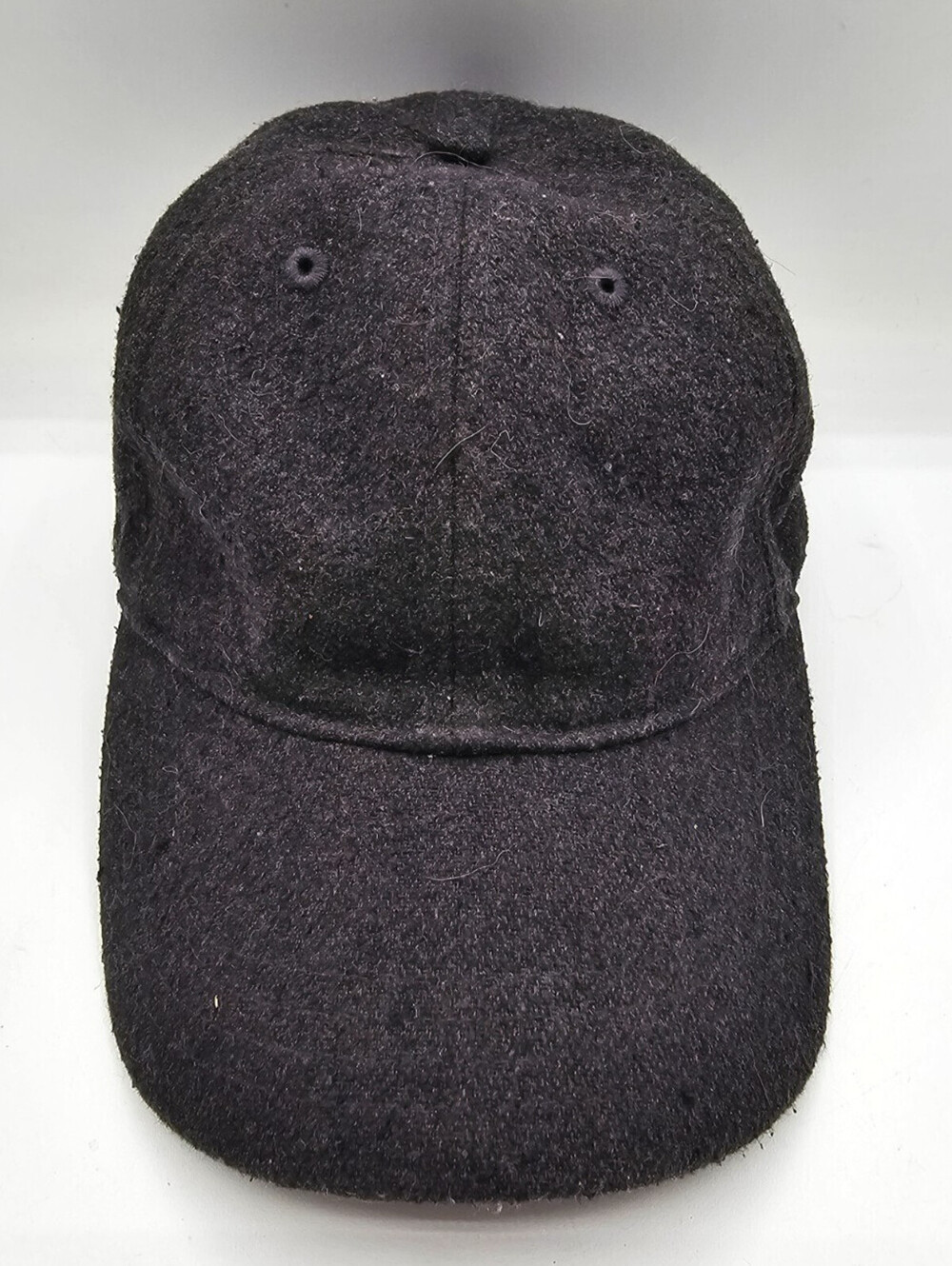 Vtg Lake of the Isles Wool Blend Strapback Baseball Hat Charcoal Gray
